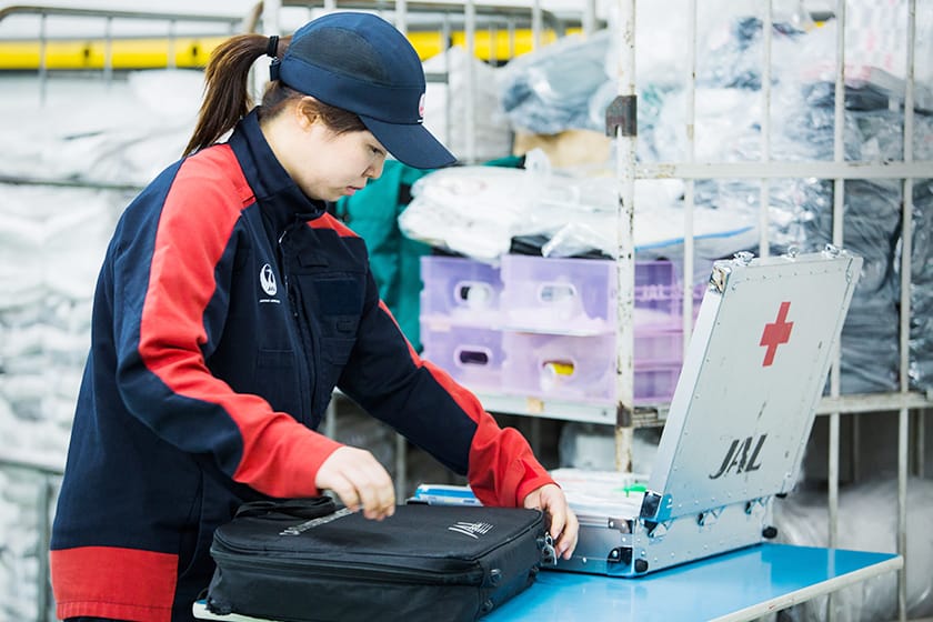 In-flight supplies business image